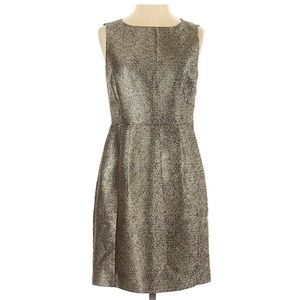 NWT Fossil metallic gold Audrey party dress, Size 6 originally $138